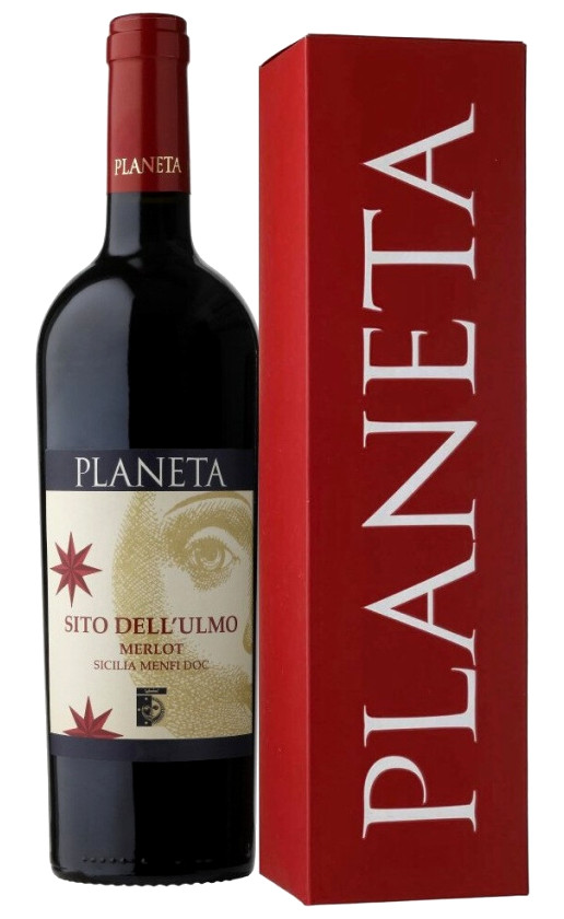Planeta Sito dell'Ulmo Merlot Sicilia Menfi gift box