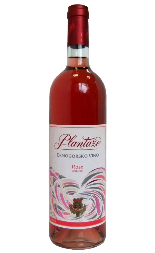 Plantaze Crnogorsko Vino Rose Semi-sweet