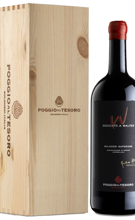 Poggio al Tesoro Dedicato a Walter Bolgheri Superiore 2013 wooden box