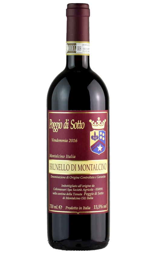 Poggio di Sotto Brunello di Montalcino 2016