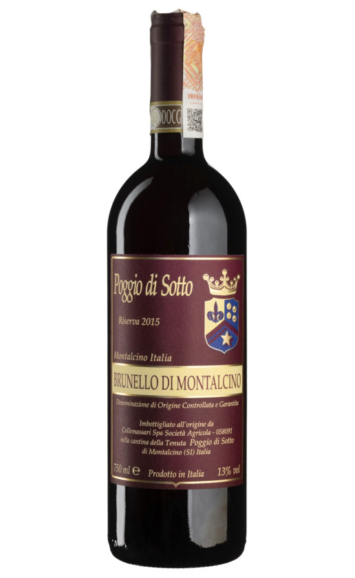 Poggio di Sotto Brunello di Montalcino Riserva 2015