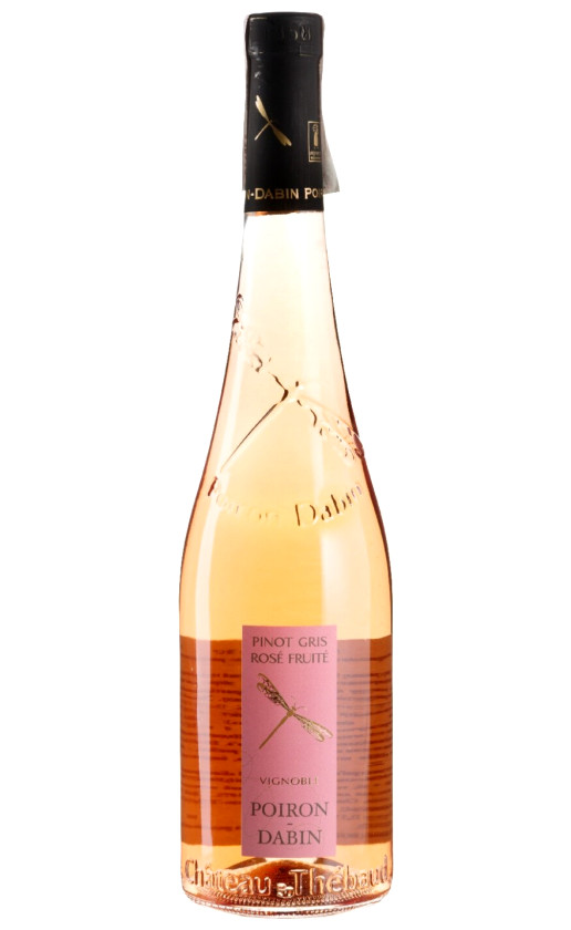 Poiron Dabin Pinot Gris Rose Fruite Val de Loire