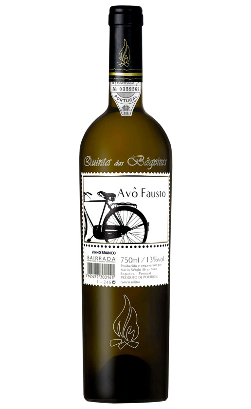 Quinta das Bageiras Avo Fausto Branco Bairrada 2017