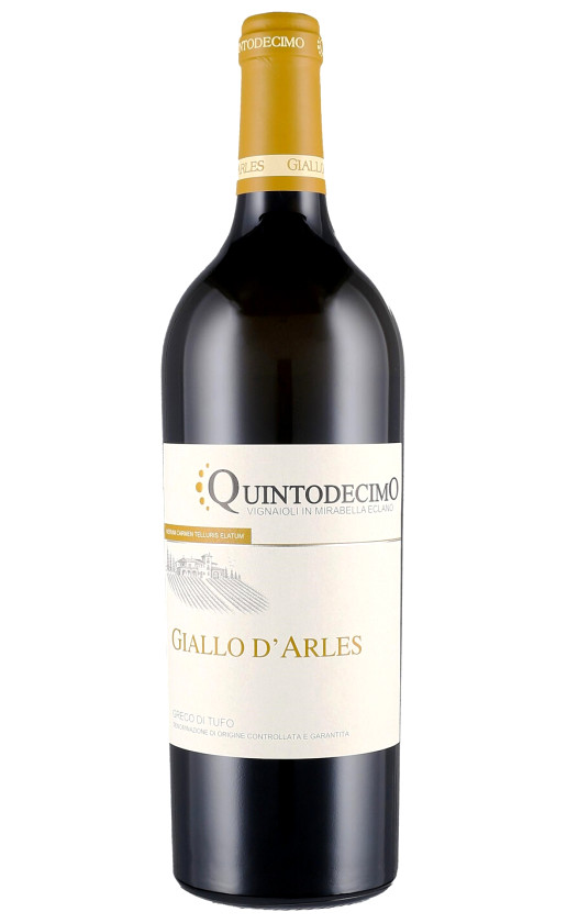 Quintodecimo Giallo d'Arles Greco di Tufo 2019