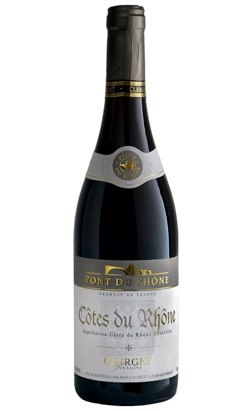 Raoul Clerget Pont du Rhone Cotes du Rhone 2017