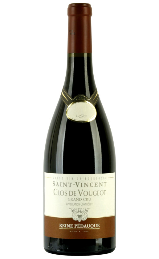 Reine Pedauque Saint-Vincent Clos de Vougeot Grand Cru 2007