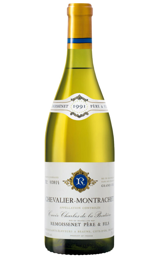 Remoissenet Pere Fils Chevalier-Montrachet Grand Cru Cuvee Charles de la Boutiere 1991