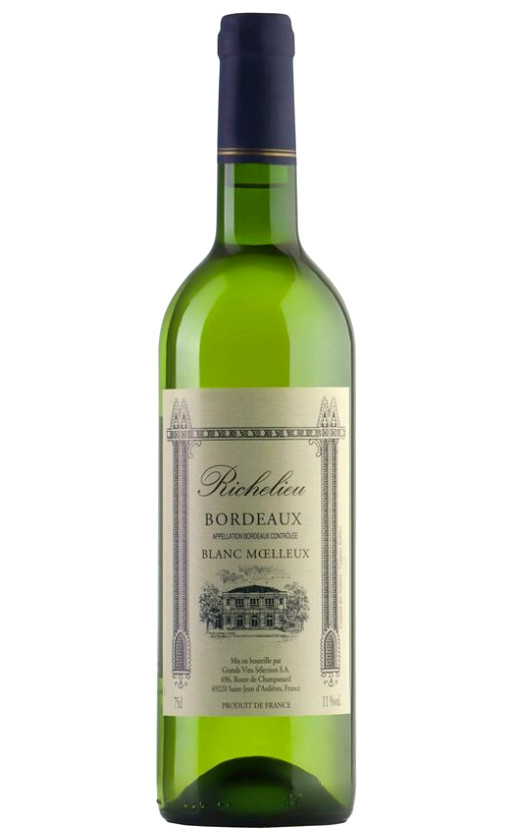 Richelieu Blanc Moelleux Bordeaux