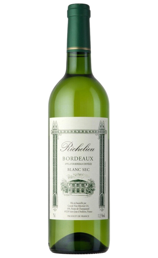 Richelieu Blanc Sec Bordeaux