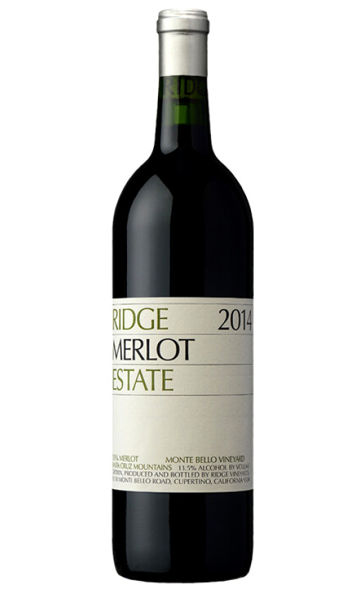 Ridge Estate Merlot 2014