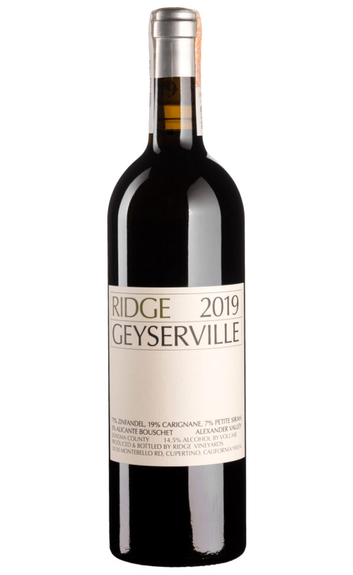 Ridge Geyserville 2019