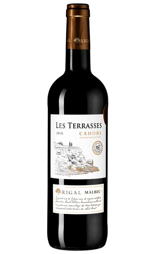 Rigal Les Terrasses Malbec Cahors 2018