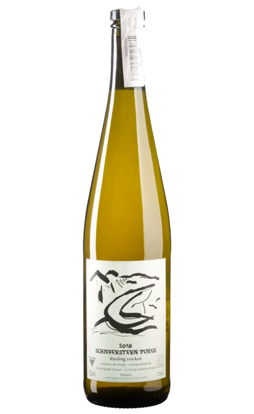 Rita Rudolf Trossen Schieferstern Purus Riesling Trocken 2018