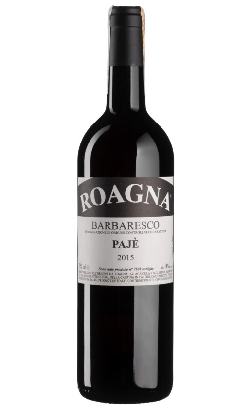 Roagna Barbaresco Paje 2015