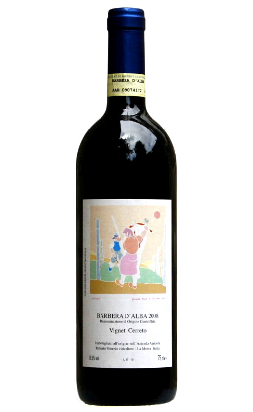 Roberto Voerzio Barbera d'Alba Vigneti Cerreto 2008