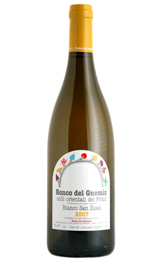 Ronco Del Gnemiz Bianco San Zuan Tocai Friulano 2007
