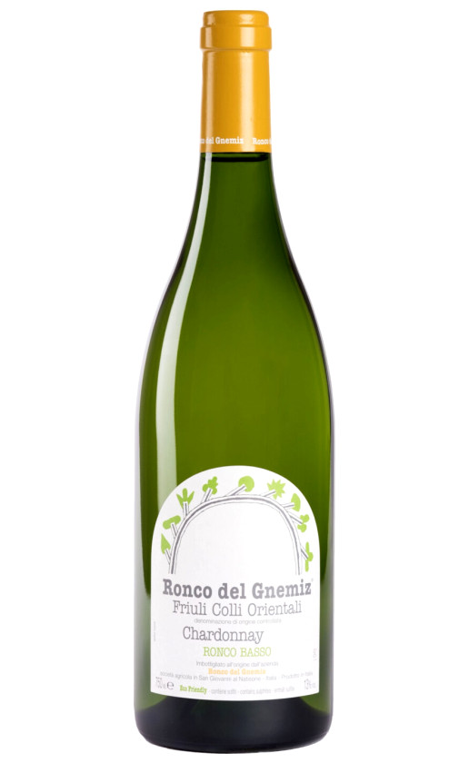 Ronco Del Gnemiz Ronco Basso Chardonnay Friuli Colli Orientali 2018