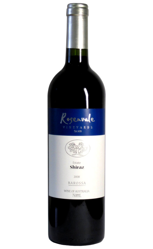 Rosenvale Estate Barossa Valley Shiraz 2008