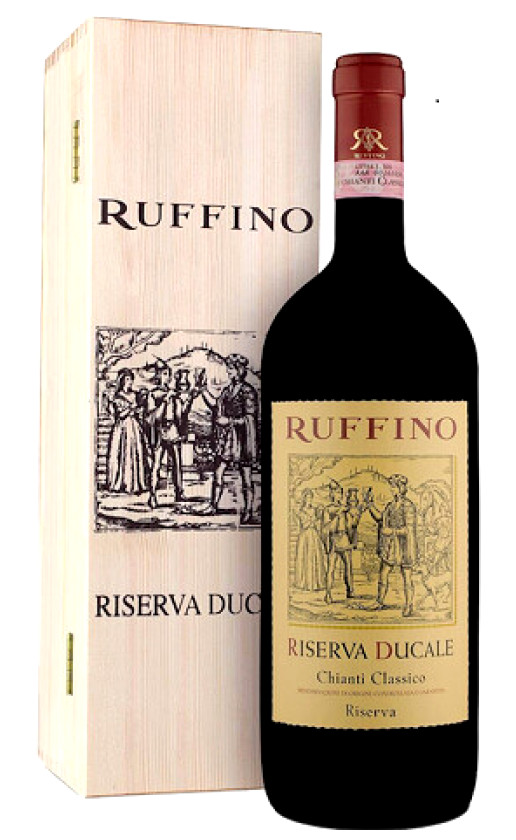 Ruffino Riserva Ducale Chianti Classico Riserva 2015 wooden box