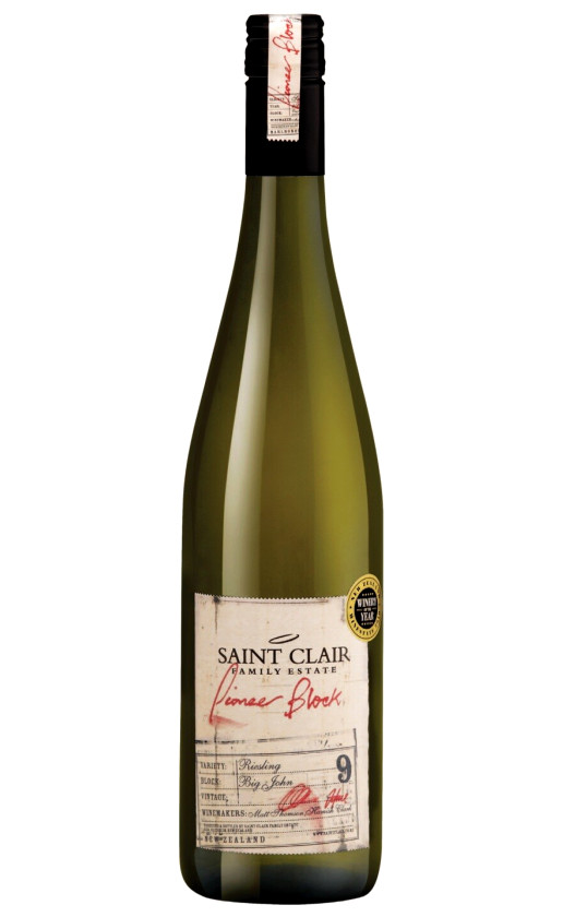 Saint Clair Pioneer Block 9 Big John Riesling 2016