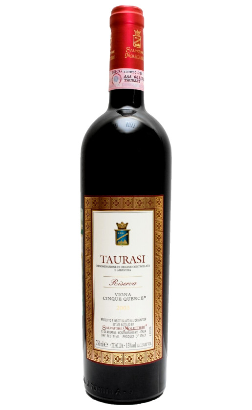 Salvatore Molettieri Cinque Querce Riserva Taurasi 2004