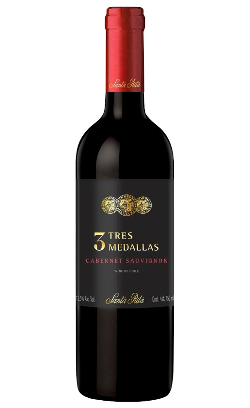 Santa Rita 3 Tres Medallas Cabernet Sauvignon 2018