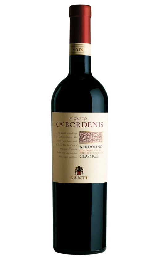 Santi Vigneto Ca' Bordenis Bardolino Classico 2018