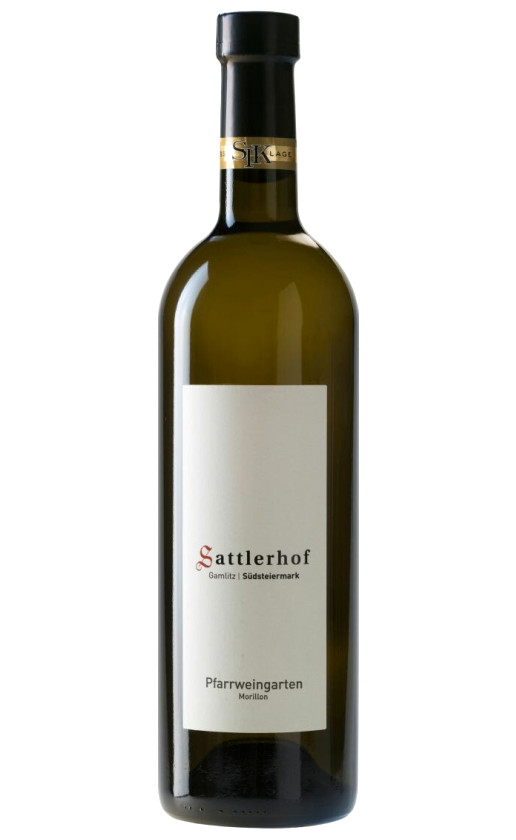 Sattlerhof Pfarrweingarten Morillon 2016