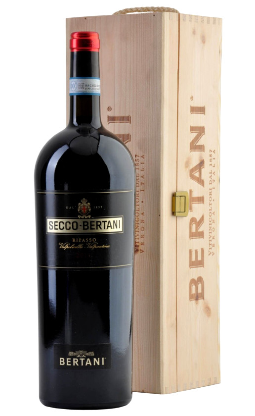 Secco-Bertani Valpolicella Valpantena 2011 wooden box