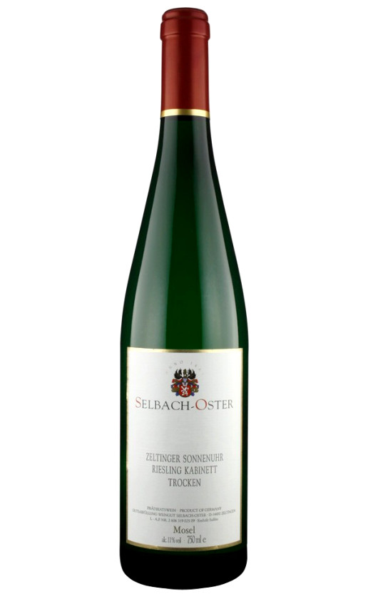 Selbach-Oster Zeltinger Sonnenuhr Riesling Kabinett Trocken 2014
