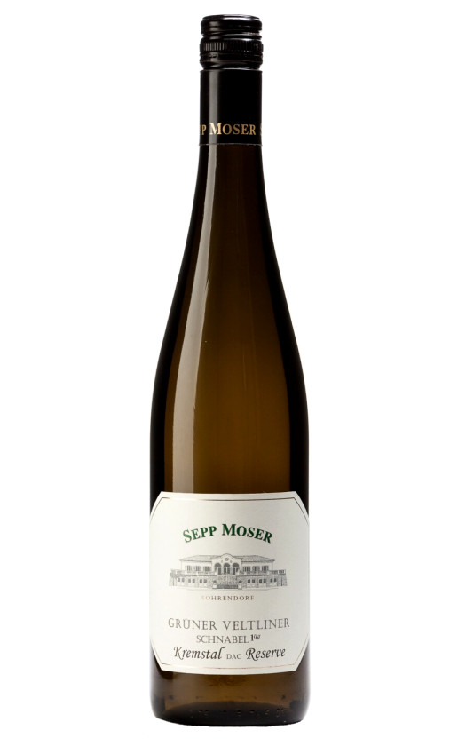 Sepp Moser Gruner Veltliner Schnabel Kremstal DAC Reserve