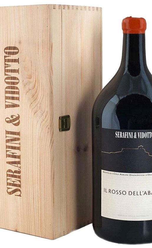 Serafini Vidotto Il Rosso dell'Abazia 2016 wooden box