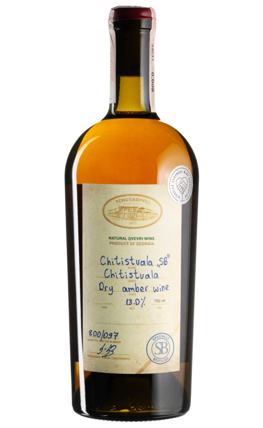 Tchotiashvili Chitistvala Specially Bottled