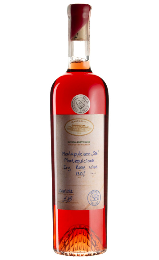 Tchotiashvili Montepulciano Specially Bottled