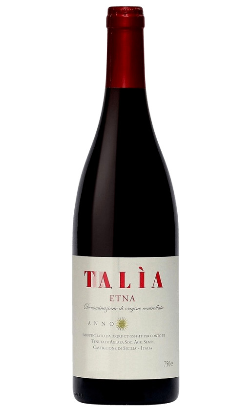 Tenuta di Aglaea Thalia Etna Rosso 2018