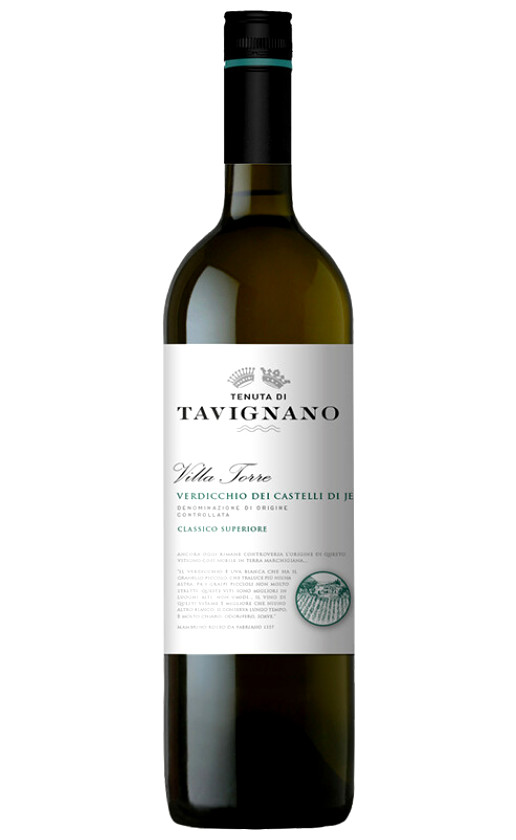 Tenuta di Tavignano Villa Torre Verdicchio dei Castelli di Jesi Classico Superiore 2017