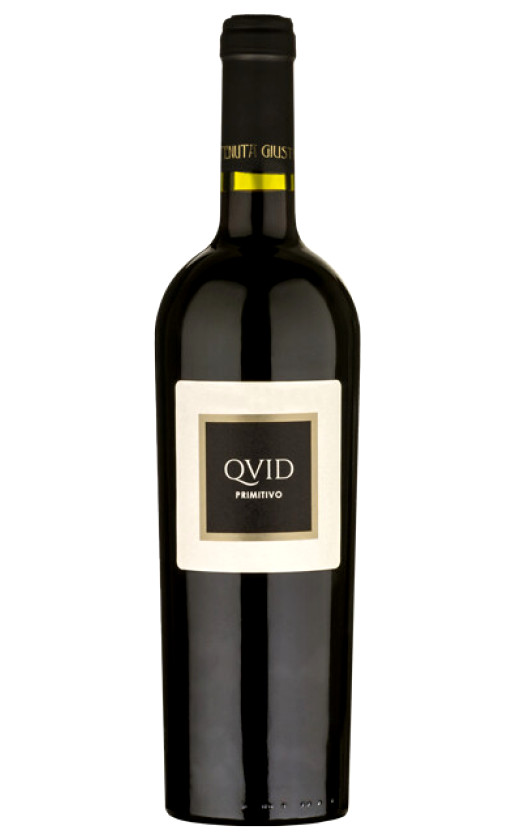 Tenuta Giustini QVID Primitivo Salento 2016