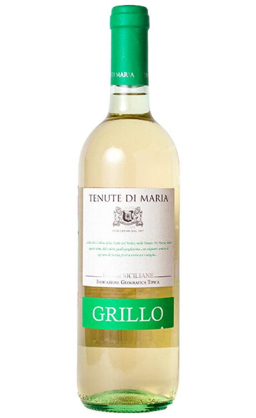 Tenute Di Maria Grillo Terre Siciliane 2016