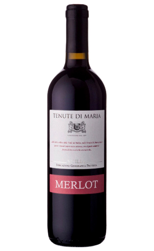 Tenute Di Maria Merlot Sicilia 2016
