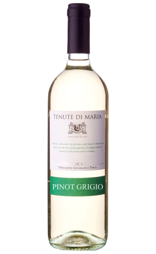 Tenute Di Maria Pinot Grigio Terre Siciliane 2018