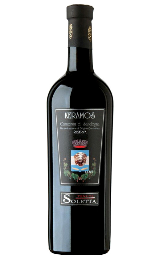 Tenute Soletta Keramos Riserva Cannonau di Sardegna 2008