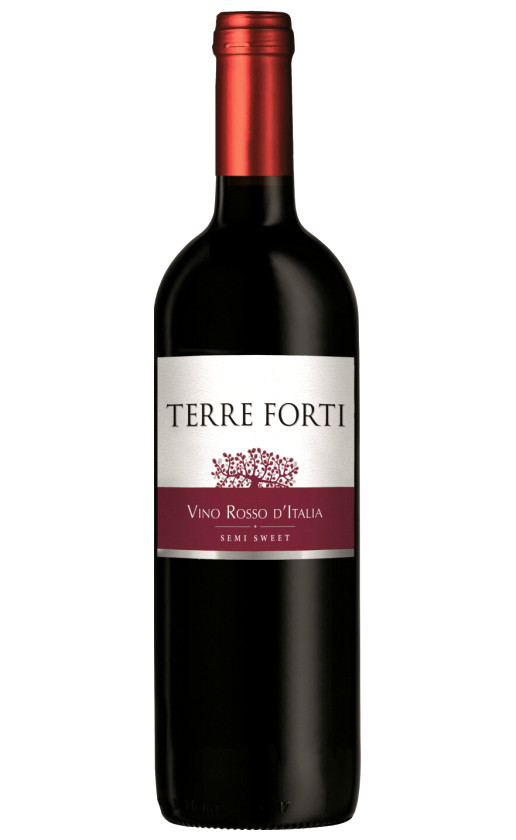 Terre Forti Vino Rosso d'Italia Semi-Sweet