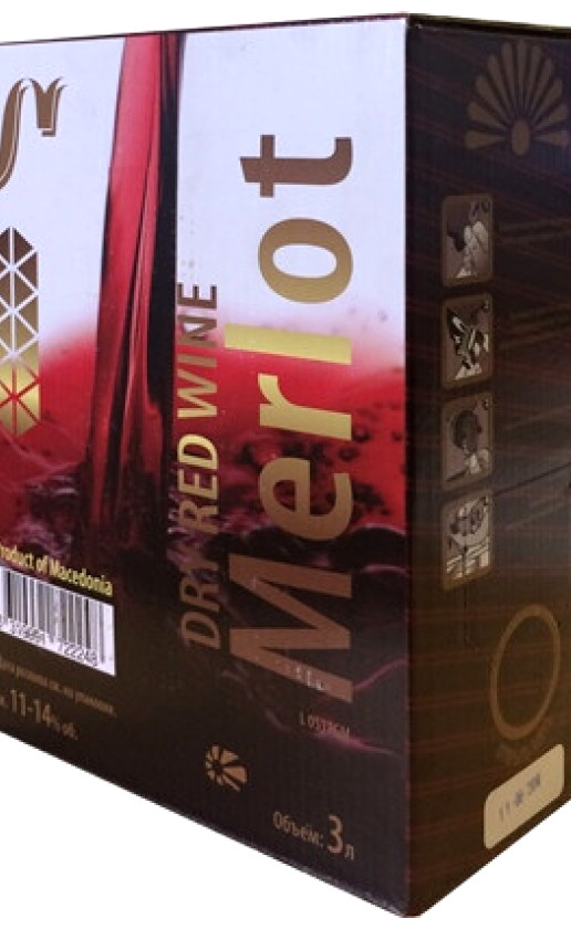 Tikves Merlot bag-in-box