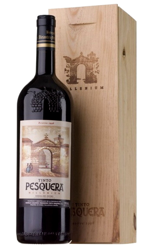 Tinto Pesquera Millenium Reserva Ribera del Duero 2009 wooden box