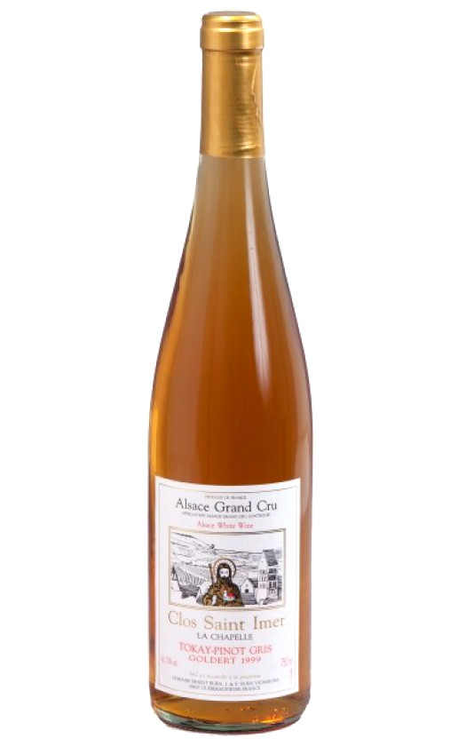 Tokay Pinot Gris La Chapelle Clos Saint Imer Grand Cru Goldert 1999