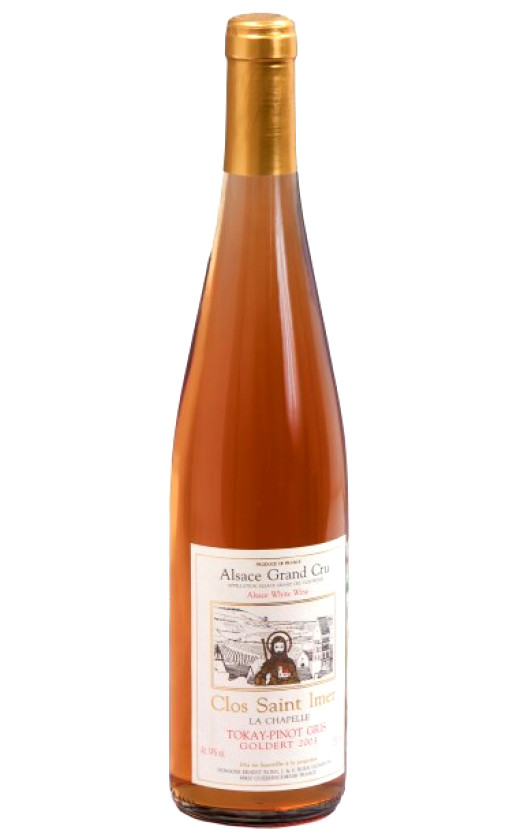 Tokay Pinot Gris La Chapelle Clos Saint Imer Grand Cru Goldert 2003