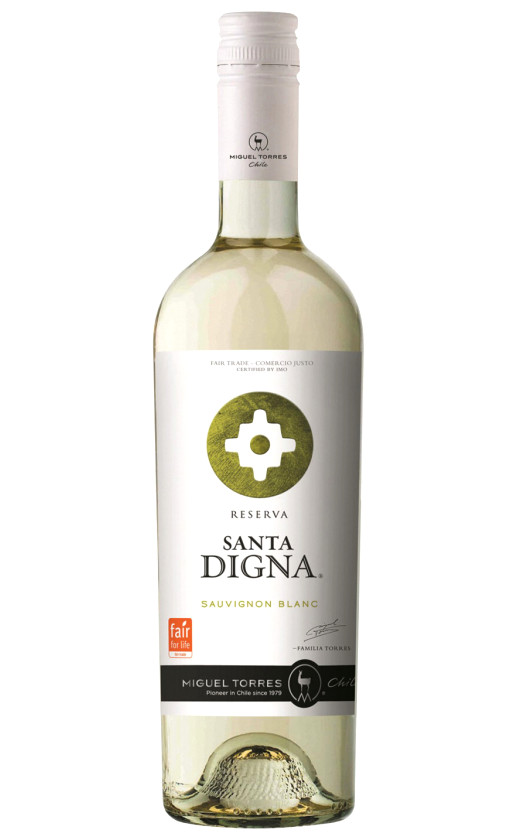 Torres Santa Digna Reserva Sauvignon Blanc 2019