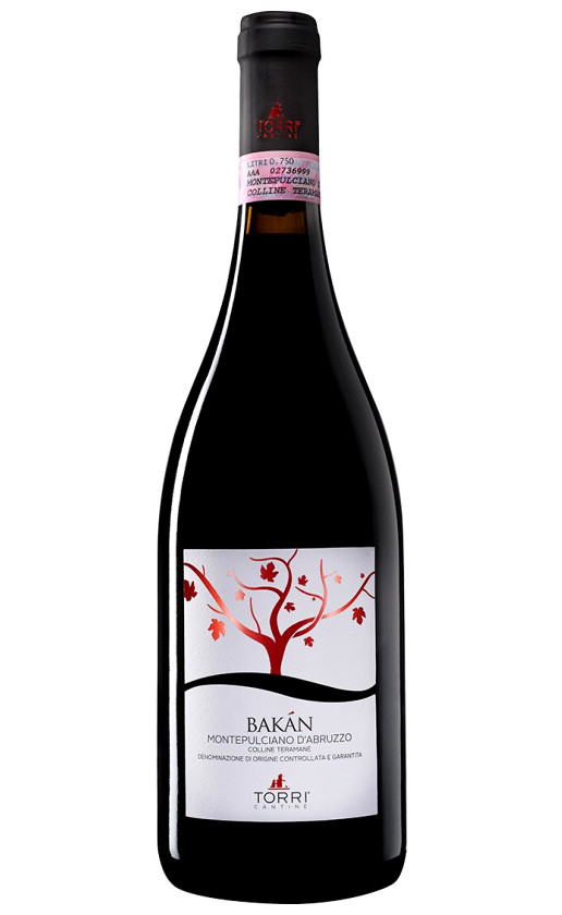 Torri Cantine Bakan Montepulciano d'Abruzzo Colline Teramane 2015