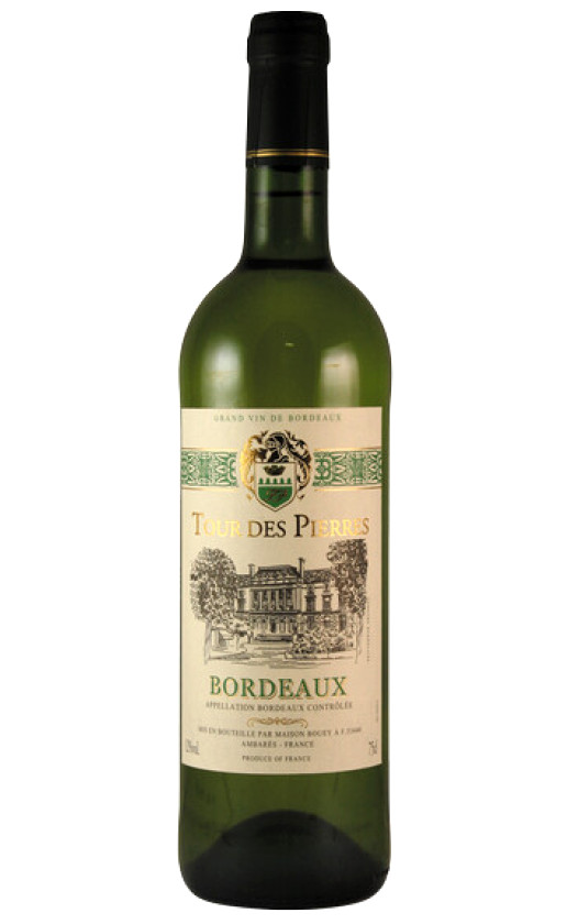 Tour des Pierres Blanc Sec. Bordeaux