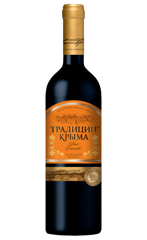 Traditions of Crimea Red Semi-Sweet